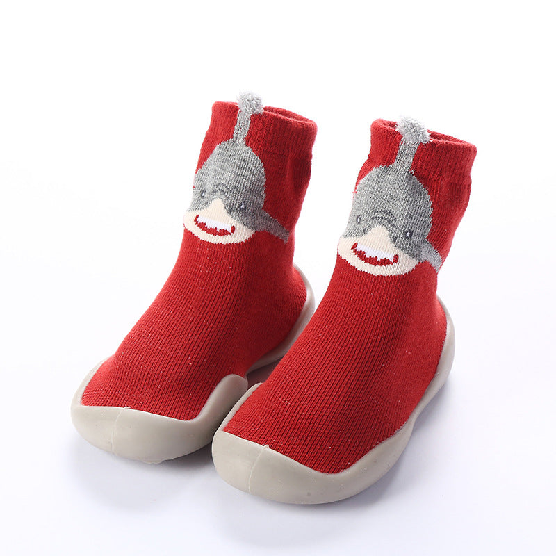 Children's Floor Socks Infant Silicone Soft Bottom Floor Shoes Boys And Girls Baby Indoor Non-slip Toddler Shoes