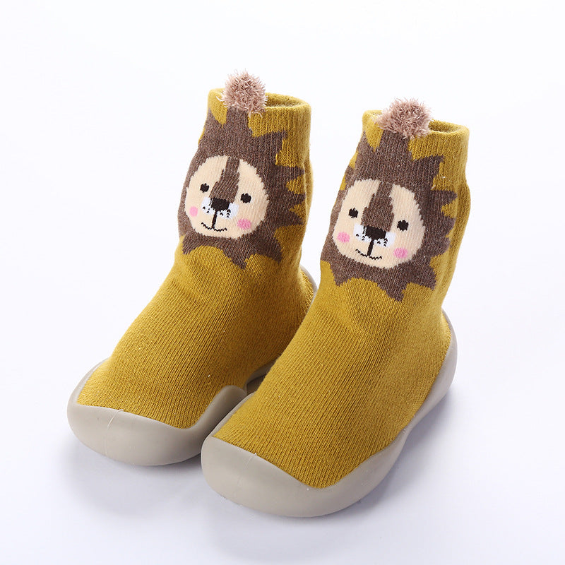 Children&#039;s Floor Socks Infant Silicone Soft Bottom Floor Shoes Boys And Girls Baby Indoor Non-slip Toddler Shoes