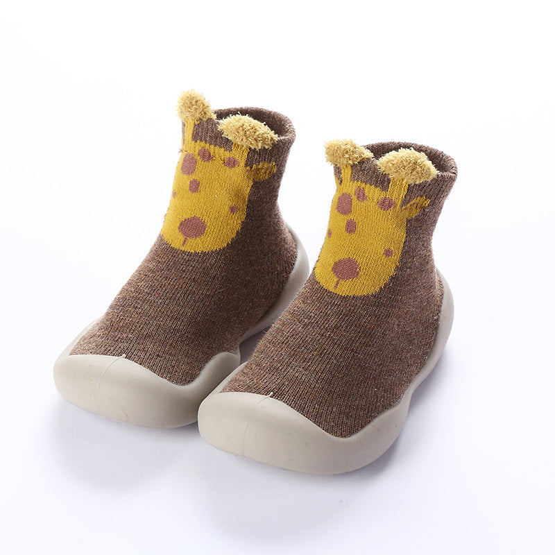 Children&#039;s Floor Socks Infant Silicone Soft Bottom Floor Shoes Boys And Girls Baby Indoor Non-slip Toddler Shoes
